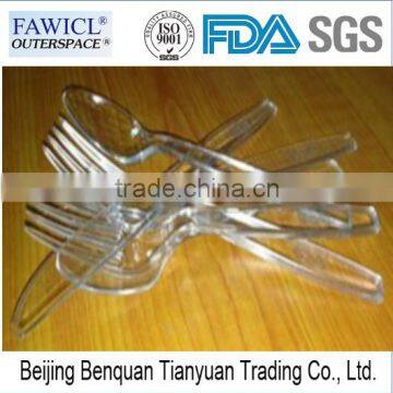 Fawicl Disposable Transparent Heavy Weight Plastic Cutlery photo-2
