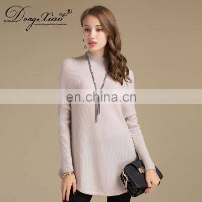 Customized Inner Mongolian 100% Pure Cashmere Latest Fashion Jumpers Women Winter Pullover Sweater For Woman photo-5