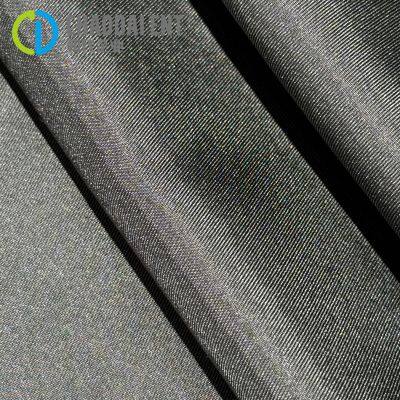 Eco-friendly GRS 90GSM Woven Twill 250T 100%RPET Recycled Polyester Fabric for Coat & Suit LiningBag Lining photo-4