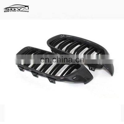 F80 F82 Carbon Fiber Front Grill Kidney Grille Dual Slat Grille For BMW F80 M3 F82 M4 photo-4