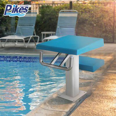 SS Stainless Steel Two Step Diving Starting Block Competitive Swimming Pool Diving Boards Platform