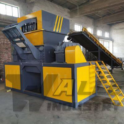 Scrap Metal Shredder Twin Shaft Shredder Waste Recycling Machine Rubber and Aluminium
