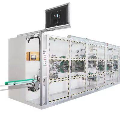 Full servo Adult diaper production Line, Adult diaper making machine automatic, Adult diaper machine with packing machine