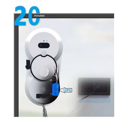 The Most Popular Drone Window Cleaning Robot in 2024, Atomized Dual Water Spray 3800pa Suction Electric Window Cleaning Machine photo-3