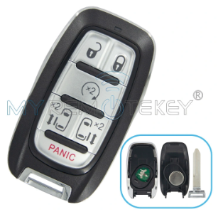 PN 68241532AC 8241532AB Smart key 6 button 433mhz Hitag-AES 4A chip-NCF29A1M for 2017-2021 Chrysler Pacifica Voyager FCC M3N-97395900
