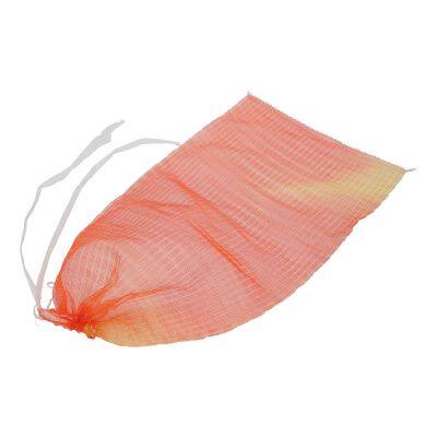Saco de malha de rede com cord?o pequeno para frutas / alho, amendoim de 5kg com tamanho personalizado, cor e embalagem
