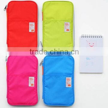 Custom good quality passport holder bag