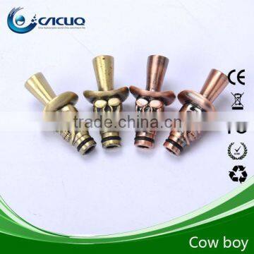 2014 hot selling cow boy ecig drip tips