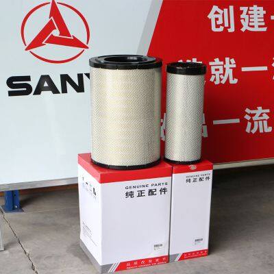 Sany OEM Compressor Filter Element 60310784 R004212 Precision Air Filter 10μm for SY75 SY215 Excavators Hydraulic System