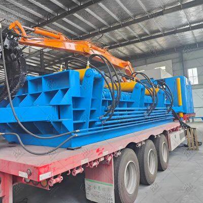 Truck Mounted Mobile Car Strapping Machine Scrap Car Shell Compactor