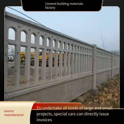 Customized Cement Hollow Prefabricated Enclosure Wall for Factory Areas, Gold Grid Guardrails, Self-built Villa Fences, and Prefabricated Artistic Railings photo-5