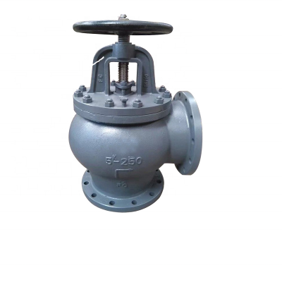 JIS F7308 5K 10K 16K Flange Cast Iron Globe Valve Cast Steel Marine Valve Angle Globe Valve photo-5