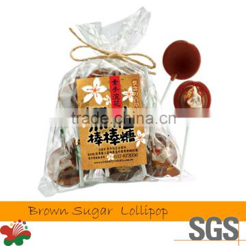 Taiwan Made Delicious Added Plum Candy Brown Sugar Lollipop