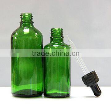 Gold supplier cosmetic screw glass vial with glass dropper from China