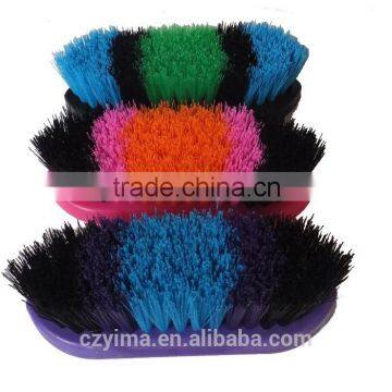 horse dandy brush for grooming/colorful bristle