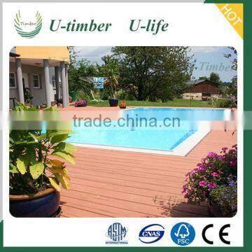 Cheap Wood Plastic Compsite Decking Material for Floor photo-2