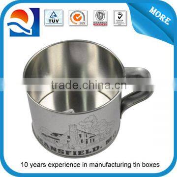 Factory directly elegant tin cup metal tin cup supplier