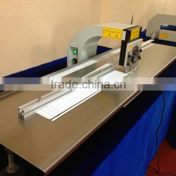 motor-driven V-CUT PCB depanelizer machine with 2 circular blades to depanel **China manufacturer** CWVC-1S