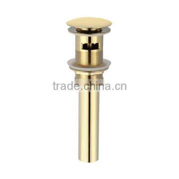 (K8322-G)Kingchun Online Store Bathroom Waste Basket Brass Wash Basin Drain Pipe