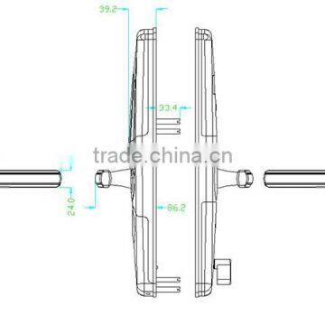 Security Touch Screen Electronic Keypad Swipe Card Door Locks photo-6