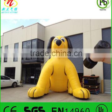 Inflatable cartoon characters inflatable yellow dog decoration