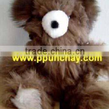 Teddy Bear Toy fur Baby Alpaca 16" Peru