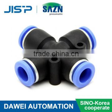 Sino-Korea joint venture 4 Port Air Hose Fittings Pipe Fitting Connector PZA