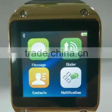 PW305 Smart watch 400mAh Sync cellphone Calling/massage/phonebook/Social notice/Weather. Music &Cam. Control/Pedometer