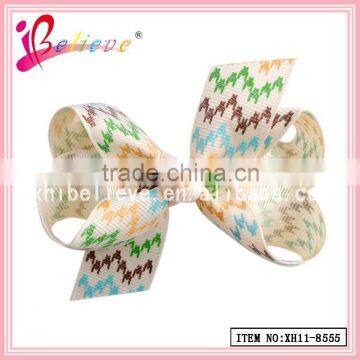 Hair accessories as make decorative bow ribbon grosgrain with clip hair bows