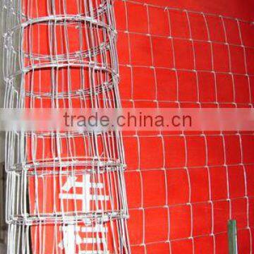 High quality Graduated steel wire mesh knotted animal fence