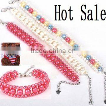 Dog Cat pearls necklace Pet Puppy collar Dog Jewelry