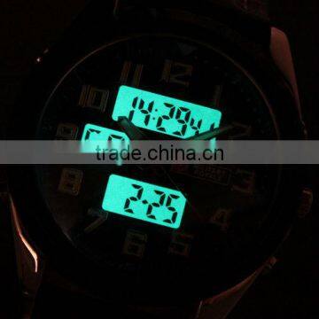 New Classic Swiss Design Mens Man Black Face Army Military Leather Sport Watch photo-4