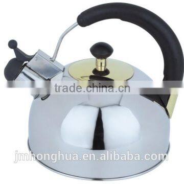 stainless steel whistling tea kettle