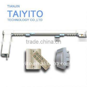 TAIYITO TDXE4466 home automation system X10 signal flat open electric curtain system remote control