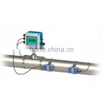 4~20mA clamp on digital ultrasonic liquid flow meter