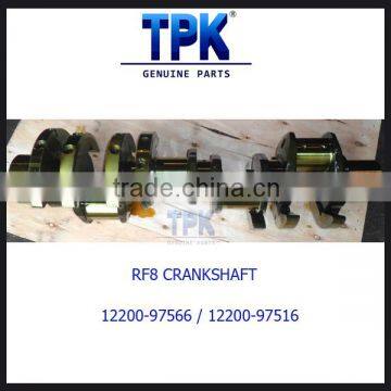 RF8 FORGED STEEL CRANKSHAFT, RF8T CAST CRANKSHAFT 12200-97566 12200-97516