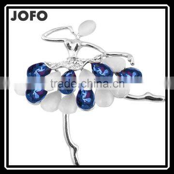 Factory Direct Sale Japan And South Korea Jewelry Jewelry Girl Dancing Ballet Brooch Upscale Gift Alloy