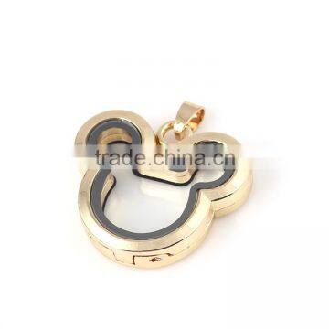 Little Rat Floating Locket Silver Pendant Alloy Floating Locket Pendants Floating Locket Charms photo-4