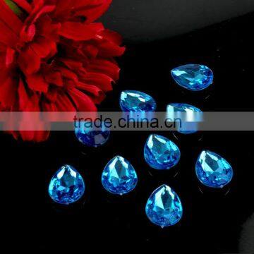 Factory price small MOQ assorted colors and sizes flatback acrylic stones without hole