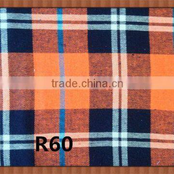 48.4%polyester New Style 101, Green Black Check Cotton Shirt Flannel Fabric photo-5