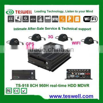 8ch 3G Mobile hi-3515 DVR with cctv camera