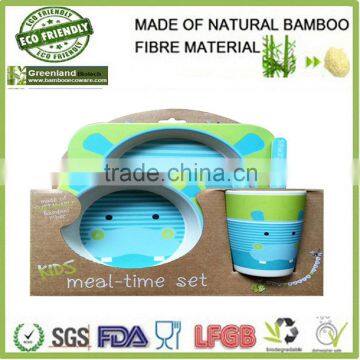 natural food standard bamboo fiber tablewae set