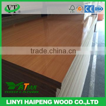 18mm melamine laminated particleboard/chipboard