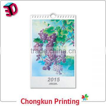 2015 wall calendar with 3d effect