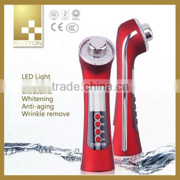 multifunctional beauty machine iontophoresis skin care device with LED display vibration for cosmetic massager