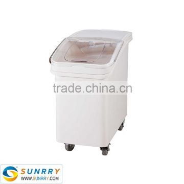 Popular restaurant plastic white potato storage bin made of PP / PC