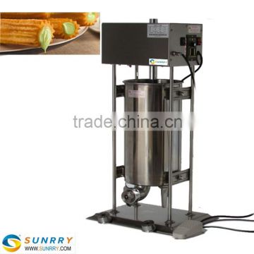 High-capacity auto-lift driven churro display machine with high efficient and quality