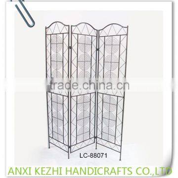 LC-88071 Chinese Style Wrought Iron Folding Screen Room Divider