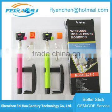 Wireless Monopod Bluetooth Selfie Sticks for iPhone or Android and digital camera selfi