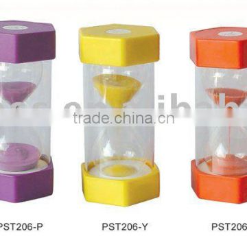 Plastic Hourglass Sand Timer /Plastic Sand Clock